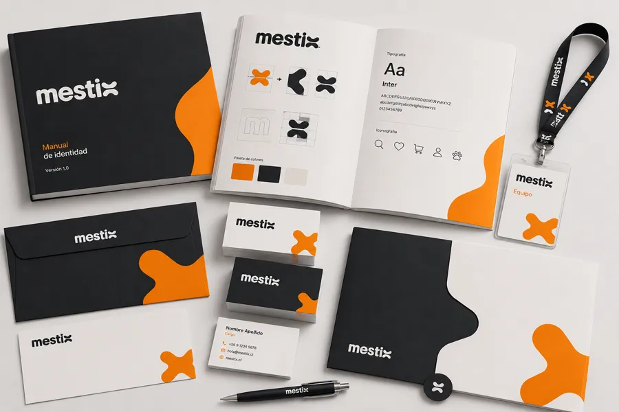 Creación de identidad de marca — Branding — Qvox