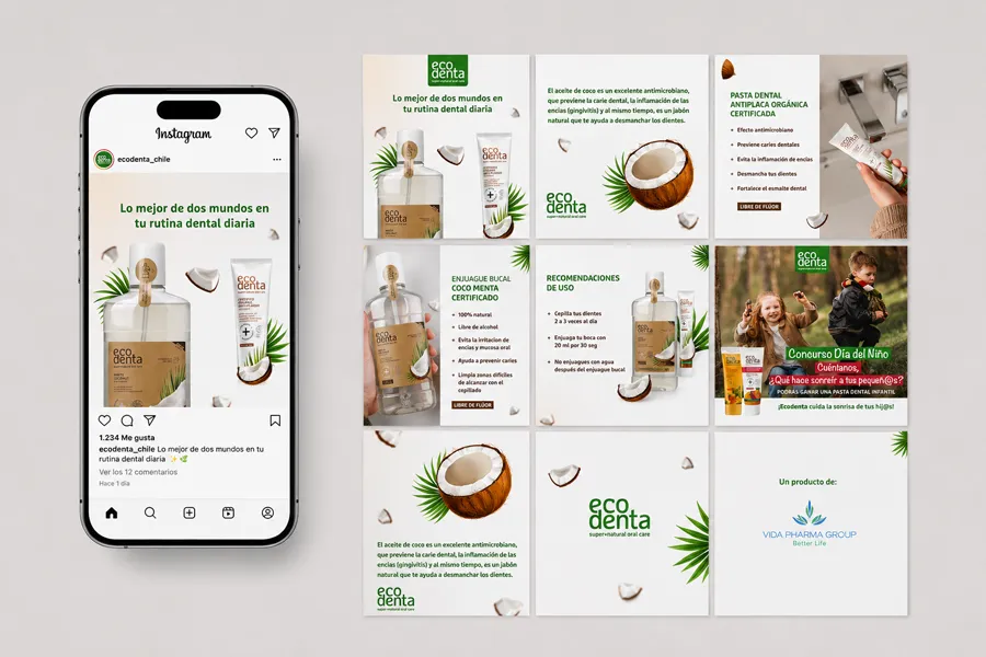 Campaña de contenido para redes sociales — Marketing digital — Qvox