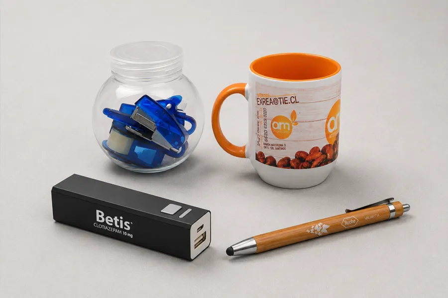 Regalos corporativos personalizados — Impresión — Qvox