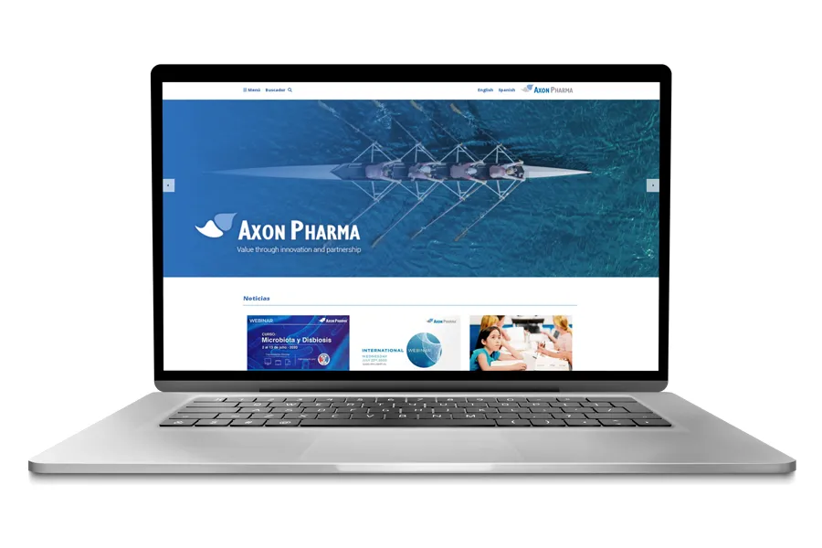 Sitio web corporativo para laboratorio farmacéutico — Web — Qvox